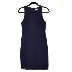 Old navy blue eyelet dress